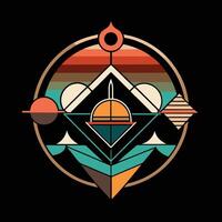 The logo for a band called the suns vector