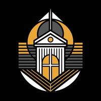 The logo for the university of maryland vector