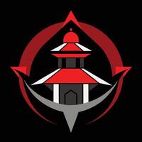 The logo for the team is red and black vector