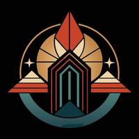 The logo for the game, the city of the gods vector