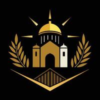 The logo for the university of rome vector