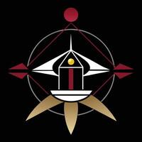 The logo for the game is a black and white image vector