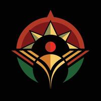 The logo for the band is shown in this image vector