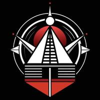 The logo for the band is a red and black triangle vector