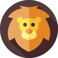 Lion icon flat design illustration vector