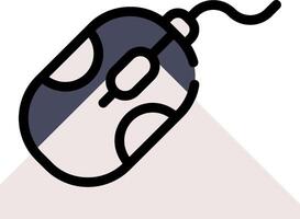 A computer mouse is shown on a white background vector