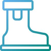 A boot icon on a white background vector
