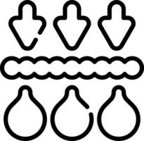 A set of four different shapes with arrows vector