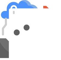 A cloud with a cloud icon on it vector