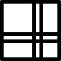 A square with a black and white square vector