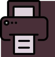 Printer icon on a white background vector