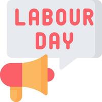 Labor day is celebrated on the first monday of may every year vector