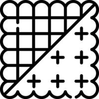 A square with squares and crosses on it vector