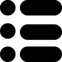Four black circles with different sizes and shapes vector