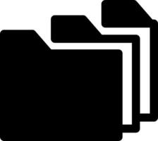 File folder icon vector