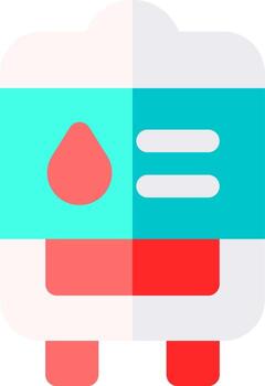 A robot with a red heart on it vector