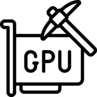 A black and white image of a hammer and a computer vector