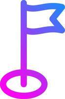 A pink and purple flag on a white background vector