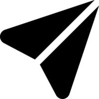 Paper airplane icon vector