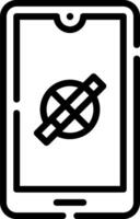 A tablet with a cigarette in it vector