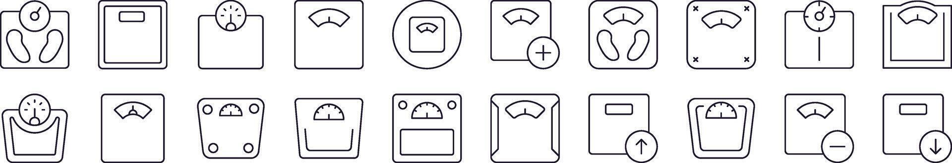 piso escala línea icono colocar. editable ataque. minimalista lineal pictograma para diseño de tarjetas, aplicaciones, pancartas, publicaciones vector