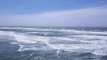 A view of the ocean from a boat photo