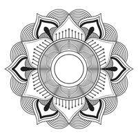 Ornamental luxury mandala pattern design vector