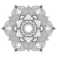 Mandala. Round Ornament Pattern style design vector