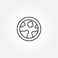 Globe icon symbol set. Globe earth icons. Web icon set . website, homepage icon set. world illustration. vector