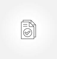 Clipboard checklist or document. Checklist icon set. Checkmark, document, checkbox on paper and more. Clipboard concept. illustration. vector