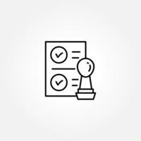 Checklist icon set. Clipboard checklist or document. Checkmark, document, checkbox on paper and more. Clipboard concept. illustration. vector