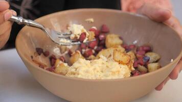 Enjoy a Delicious and Flavorful Bowl of Mixed Beans, Combined Seamlessly with Nutritious Potatoes video