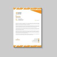 Abstract Modern Business Letterhead Design Template vector