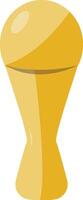 A yellow stool with a white background vector