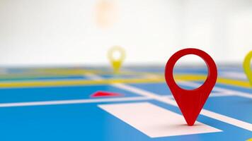 The Check point for travel or applications concept 3d rendering. photo
