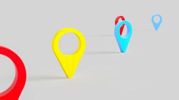 The Check point for travel or applications concept 3d rendering. photo