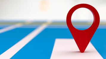 The Check point for travel or applications concept 3d rendering. photo