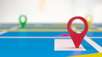The Check point for travel or applications concept 3d rendering. photo
