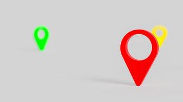The Check point for travel or applications concept 3d rendering. photo