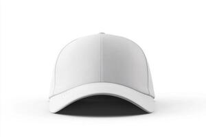 Blank White Cap for Custom Design and Promotion photo