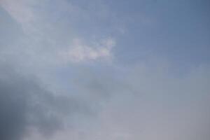 blue sky with white cloud photo