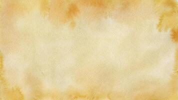 Abstract orange watercolor background creating gradient from dark to light photo