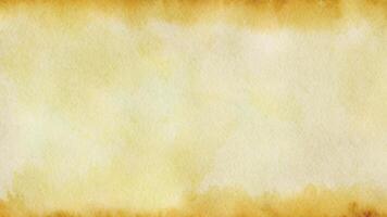 Abstract yellow watercolor background creating gradient from light to dark photo