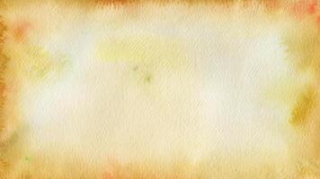 Watercolor background creating abstract yellow texture photo