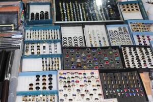 A table full of jewelry photo