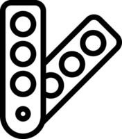 A black and white image of a remote control vector