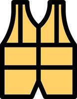 Life vest icon vector
