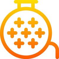 A stopwatch icon with a cross on it vector