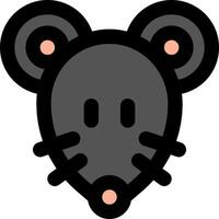 Mouse head icon illustration vector