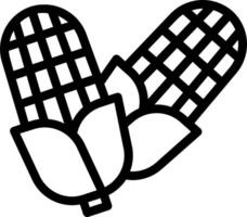 Corn icon on a white background vector